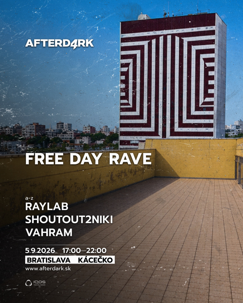 AFTERD4RK FREE DAY RAVE | sobota 5. 9. | 17:00